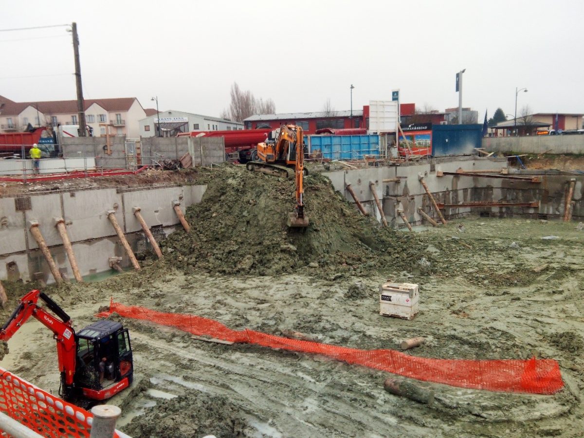 Construction d’un programme immobilier avec sous-sols